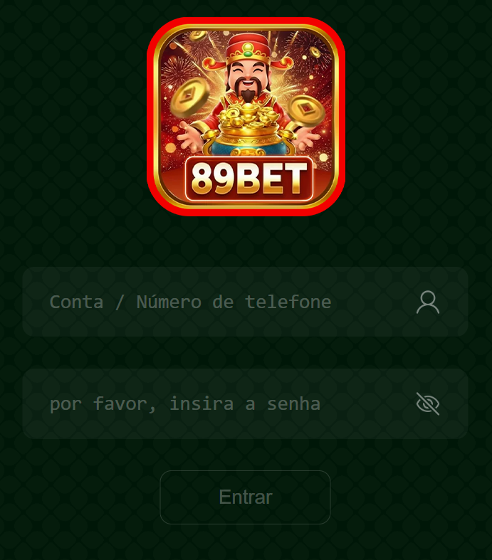 Login completo na 89bet.com